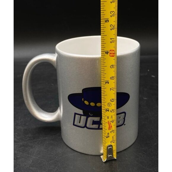 UC Santa Barbara Gauchos Coffee Mug Silver & Purple Hat - Picture 5 of 7